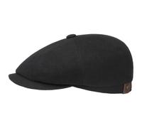 Stetson 8-teilige Ballonmütze Hatteras Wolle/Kaschmir Schwarz, 62/XXL