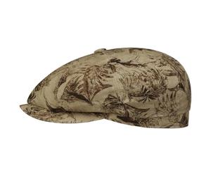 Stetson Hatteras Organic Linen Flatcap - Gemusterte Mütze aus Leinen - Klassische Ballonmütze - Schirmmütze mit Baumwollfutter - Herren - Frühjahr/Sommer