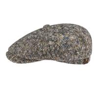 Stetson Hatteras Schirmmütze Ballonmütze Tweed meliert Mehrfarbig Damen und Herren Herbst Winter