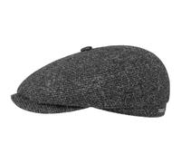 Stetson Schiebermütze Hatteras Shetland Wool – Baumwollfutter – Herren Anthrazit 59 cm