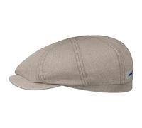 Stetson Hatteras Sustainable Light Flatcap - Schirmmütze mit Fischgrätmuster - Kappe aus Leinen - Made in the EU - Herren - Frühjahr/Sommer