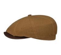 Stetson Hatteras Waxed Flatcap Made in Germany Herren braun 57 cm