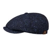 Hatteras Wool Colour Neps Flatcap by Stetson schwarz-blau 59 cm