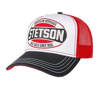 Stetson Heritage Best Hats Trucker Cap Damen/Herren - Schirmmütze One Size (55-59 cm) - Schildmütze größenverstellbar - Truckercap mit Mesh-Einsatz - Basecap Curved Brim - Winter/Sommer rot