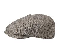 Stetson Herren Schurwoll-Fischgräten-Hutteras-Mütze beige
