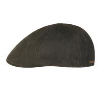 Herringbone Duck Flatcap by Stetson braun-oliv XL (60-61 cm)