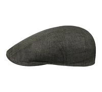 Stetson Herringbone Schirmmütze Flatcap Fischgrat UV-Schutz 40 Herren Frühling Sommer dunkeloliv 62 cm