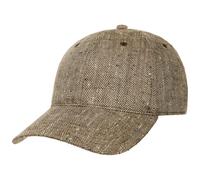 Stetson Herringbone Silk Baseballcap Seide Leinen Herren Sommer braun-beige One Size