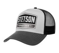 Stetson Highway Trucker Cap Snapback Baumwolle Herren Sommer Winter grau-schwarz One Size Small