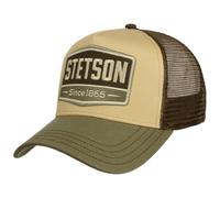 Stetson Highway Trucker Cap Snapback Baumwolle Herren Sommer Winter Oliv One Size Big