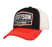 Stetson Highway Trucker Cap Snapback Baumwolle Herren Sommer Winter schwarz-orange One Size