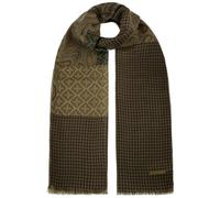 Houndstooth Paisley Mix Wollschal by Stetson beige-grün One Size