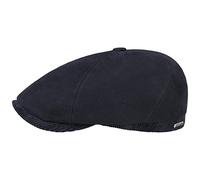 Stetson Kensington Soft Cotton Flatcap Classic Made in EU Herren Herbst Winter