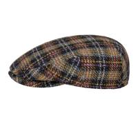 Stetson Kent Check Flatcap Harris Tweed Schirmmütze Made in EU Herren Herbst Winter