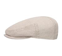 Stetson Kent Sustainable Leinen Flatcap - Unifarbene Mütze aus Leinen - Schiebermütze mit UV-Schutz - Made in the EU - Herren - Frühling bis Winter