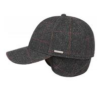 Kinty Wool Basecap mit Ohrenklappen by Stetson Caps L (58-59 cm) grau
