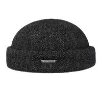 Lavoy Herringbone Wool Dockermütze by Stetson anthrazit XL (60-61 cm)