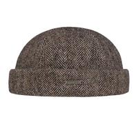 Stetson Docker Wool Herringbone Dockermütze, Grau (333) 58-59 cm (L)
