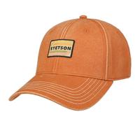 Stetson Lenloy Cotton Strapback Cap Verstellbare Baseballcap Herren UV-Schutz 40+ Sommer Winter Terracotta One Size
