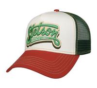 Stetson Lettering Trucker Cap - Mütze - Baseballcap im Retro-Style - Mehrfarbige Kappe mit Mesh-Einsatz für Herren - Frühjahr/Sommer grün One Size Small