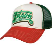 Stetson Lettering Trucker Cap Red/Offwhite/Green One Size