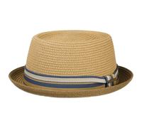 Licano Pork Pie Strohhut by Stetson Hüte S (54-55 cm) braun