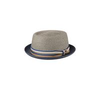 Stetson Pork Pie Toyo Sommerhut aus Borte mit UV-Schutz, Grau (35) 60-61 cm (XL)