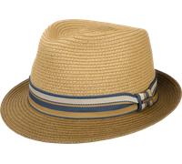 Stetson Licano Toyo Trilby Straw Hat Brown 55/S