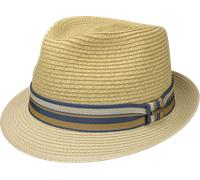 Stetson Licano Toyo Trilby Straw Hat Light Beige 57/M