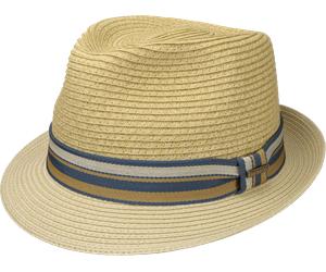 Stetson Licano Toyo Trilby Straw Hat Light Beige 57/M