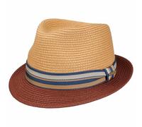 Licano Toyo Trilby Strohhut by Stetson natur-rot S (54-55 cm)