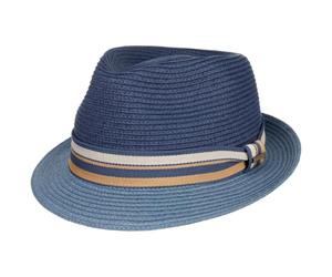 Stetson Licano Toyo Trilby Strohhut UV Schutz 40+ Damen Herren Frühling Sommer