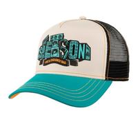 Stetson Live & Loud Trucker Cap Basecap Baseballcap Truckercap Meshcap Herren - Snapback, mit Schirm, Futter, Futter Frühling-Sommer Herbst-Winter Frühjahr Sommer Herbst Winter - One Size Petrol