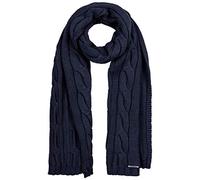 Stetson Lumberton Virgin Wool Schal - Einfarbiger Strickschal aus 100% Wolle - Eleganter Winterschal - Made in Italy - für Damen - Herbst/Winter dunkelblau