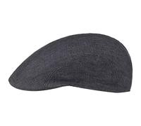 Stetson Madison Leinen Flatcap - Flat Cap aus Leinen Herren/Damen - Gefütterte Leinencap - Schirmmütze Frühjahr/Sommer - Sommercap Denim 58 cm