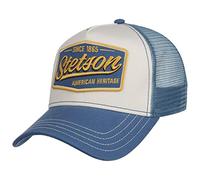 Stetson Madison Truckercap Snapback Damen und Herren Frühling Sommer blau One Size Small