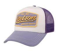 Stetson Madison Truckercap Snapback Damen und Herren Frühling Sommer lila One Size Small