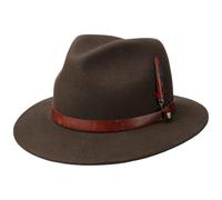 Stetson Manton Traveller Wool Felt Hat Brown 61/XL