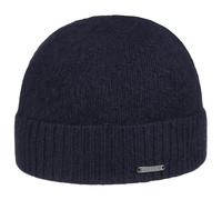 Stetson Mayville Beanie Umschlagmütze Kaschmir Winter dunkelblau One Size