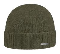 Stetson Mayville Beanie Umschlagmütze Kaschmir Winter Oliv One Size