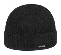 Stetson Mayville Beanie Umschlagmütze Kaschmir Winter schwarz One Size