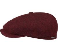 Stetson Men's Hatteras Wool Herringbone Red M