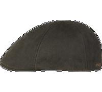 Stetson Men's Herringbone Duck Flat Cap Mud-Black 58-59/L