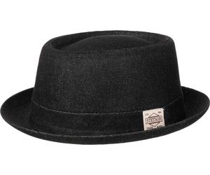 Stetson Men's Pork Pie Denim Black M