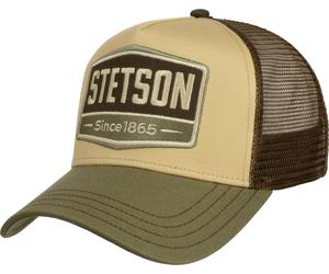 Stetson Men's Trucker Cap Gasoline Olive/Beige/Brown beige/olive 57-60 cm