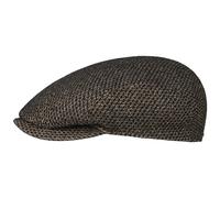 Stetson Milbridge Wool Ivy Flatcap Schirmmütze Klassische Schiebermütze Made in The EU Herren Herbst Winter Mehrfarbig Meliert beige L (58-59 cm)
