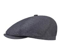 Stetson Milner Flatcap Herren Made in EU Hoher UV-Schutz Elegante Schiebermütze 100% Seide Baumwollfutter Sommer Winter