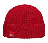 Stetson Morton Strickmütze Damen Herren Made in Italy Winter Beanie Wollmix Umschlagmütze Einfarbig Herbst Winter rot One Size