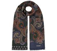 Stetson Multicolour Paisley Wollschal Eleganter Webschal Damen Herren Herbst Winter dunkelblau One Size