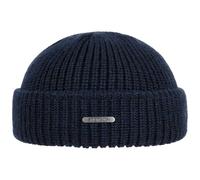 Stetson Nashville Dockermütze Strick Rollrand meliert einfarbig Made in Italy Damen und Herren Herbst Winter